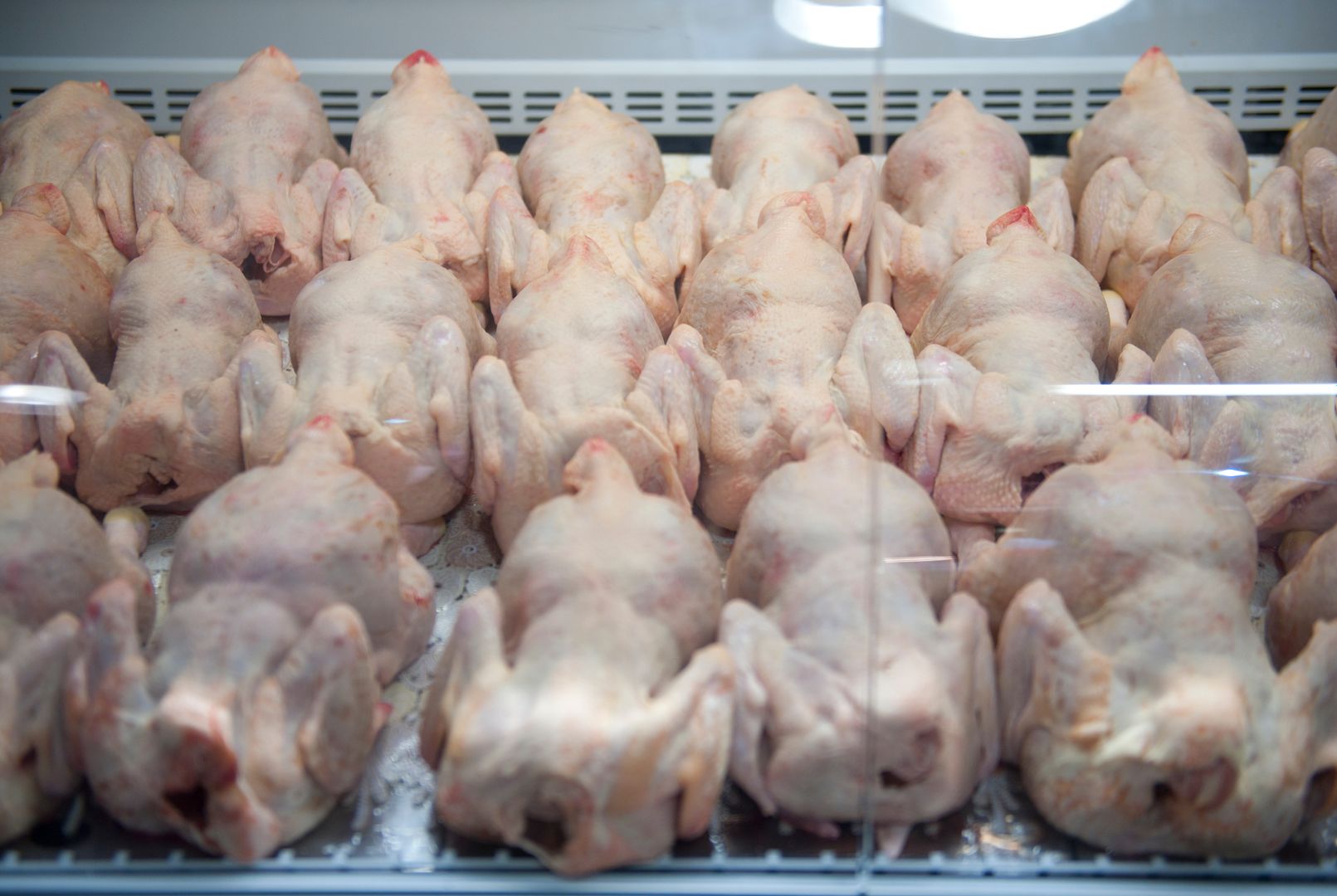 Курица лежит на прилавке