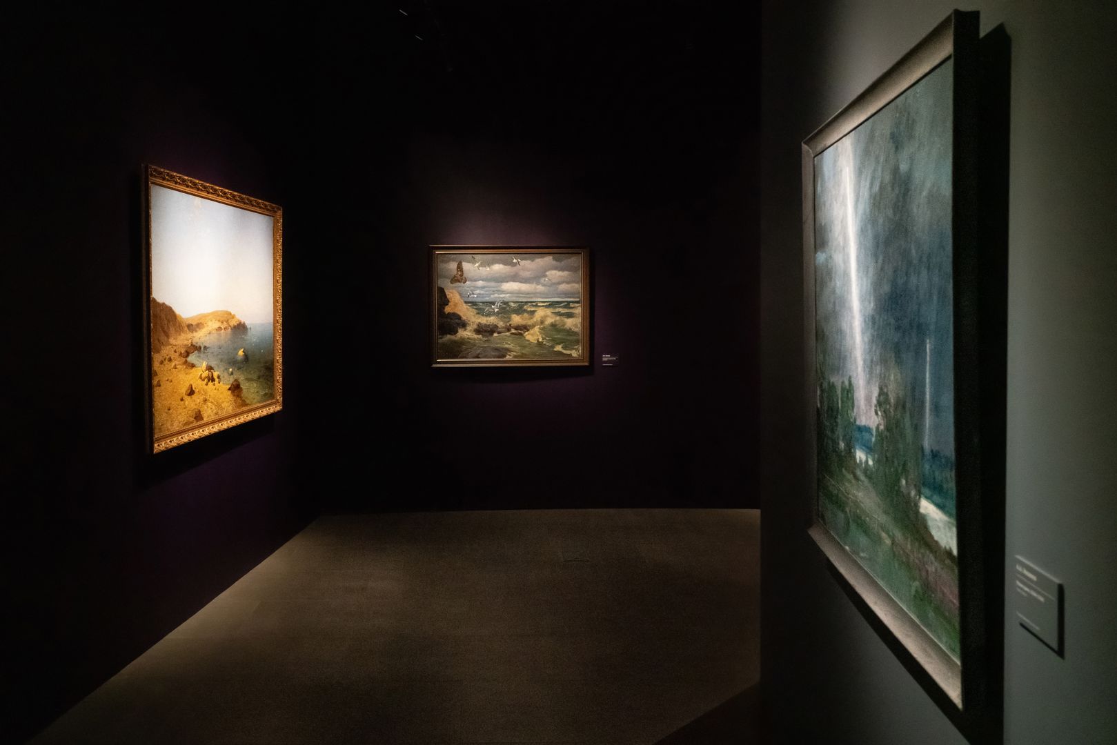 Картины висят в музее