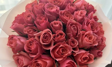 Большой букет роз