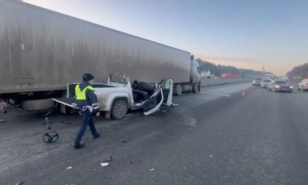 Последствия ДТП на ЕКАД