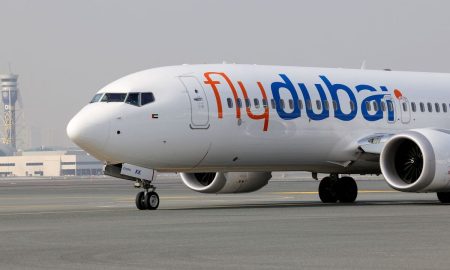 Самолёт авиакомпании FlyDubai.