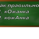 ударение в слове кожанка