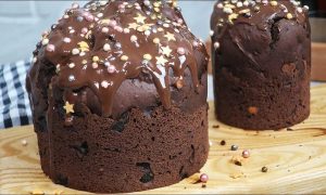 шоколадный пасхальный кулич