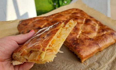 пирог с капустой