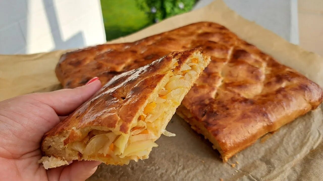 пирог с капустой