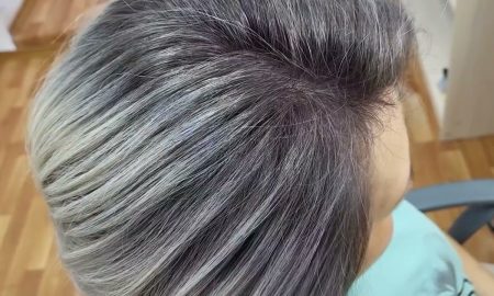 седые волосы