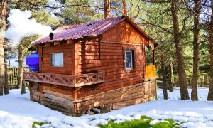 деревянный дом