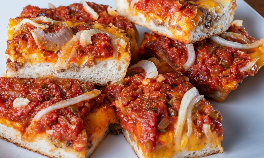 Кусочки пиццы