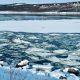 Таяние льда на реке