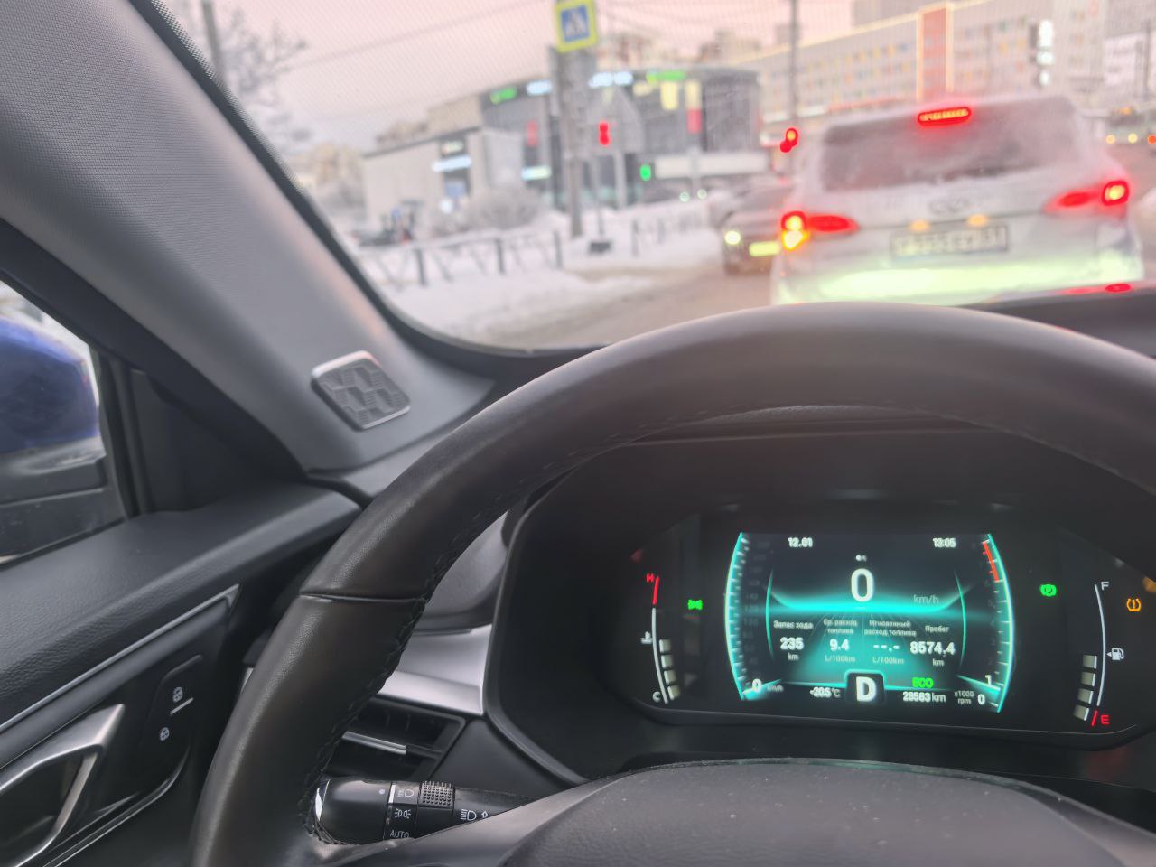 Салон автомобиля изнутри