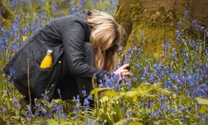 Девушка рядом с деревом