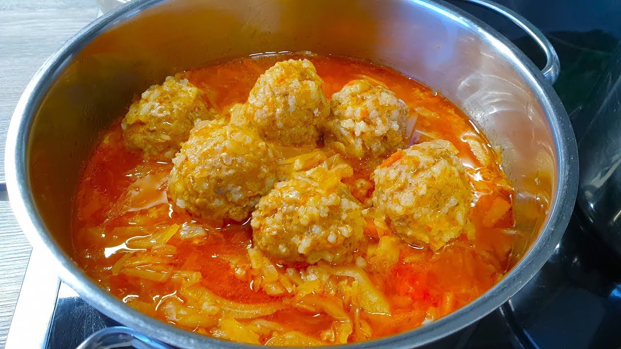 Тефтели с капустой