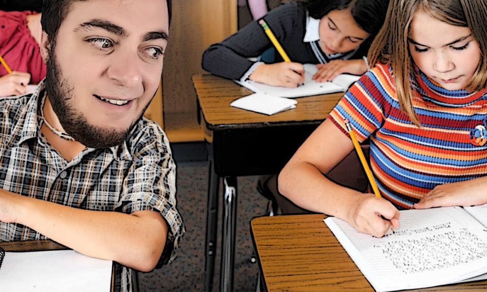 Ученик списывает