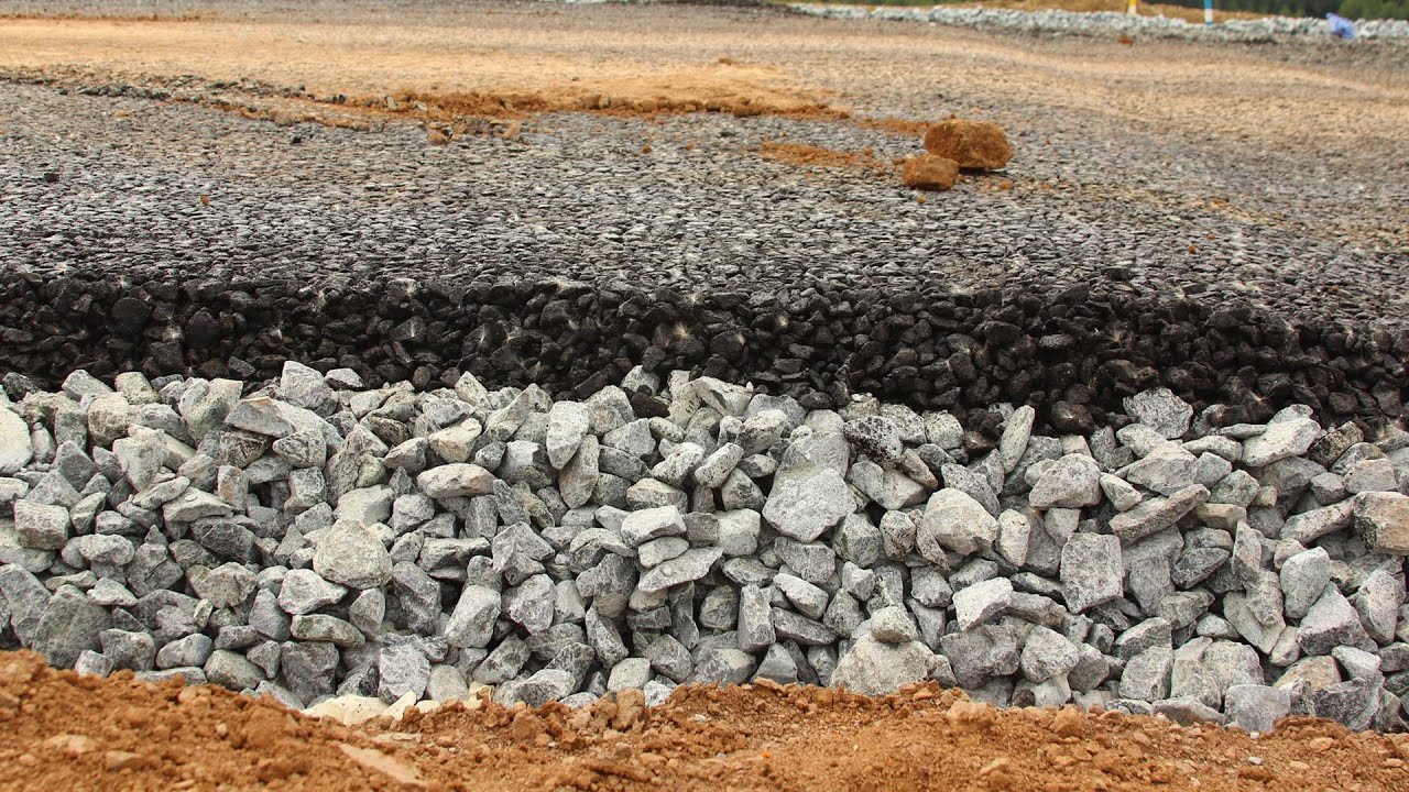 Щебень под фундаментом