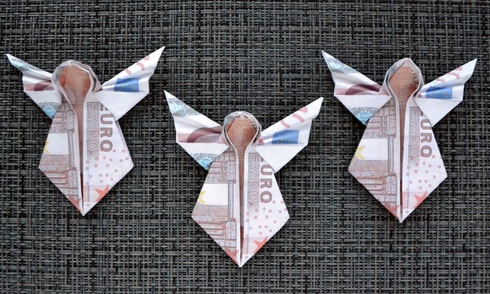 Ангелочки из денег