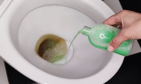 Чистка унитаза