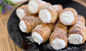 Трубочки с кремом