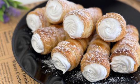 Трубочки с кремом