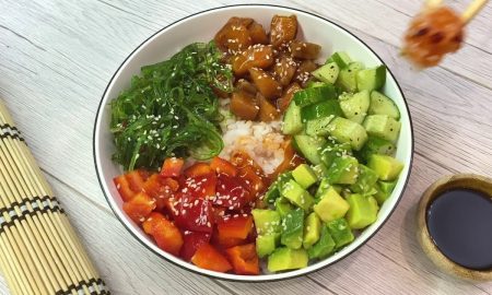 Боул с лососем