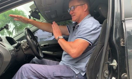 водитель за рулем