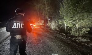 ГАИ работает на месте ДТП