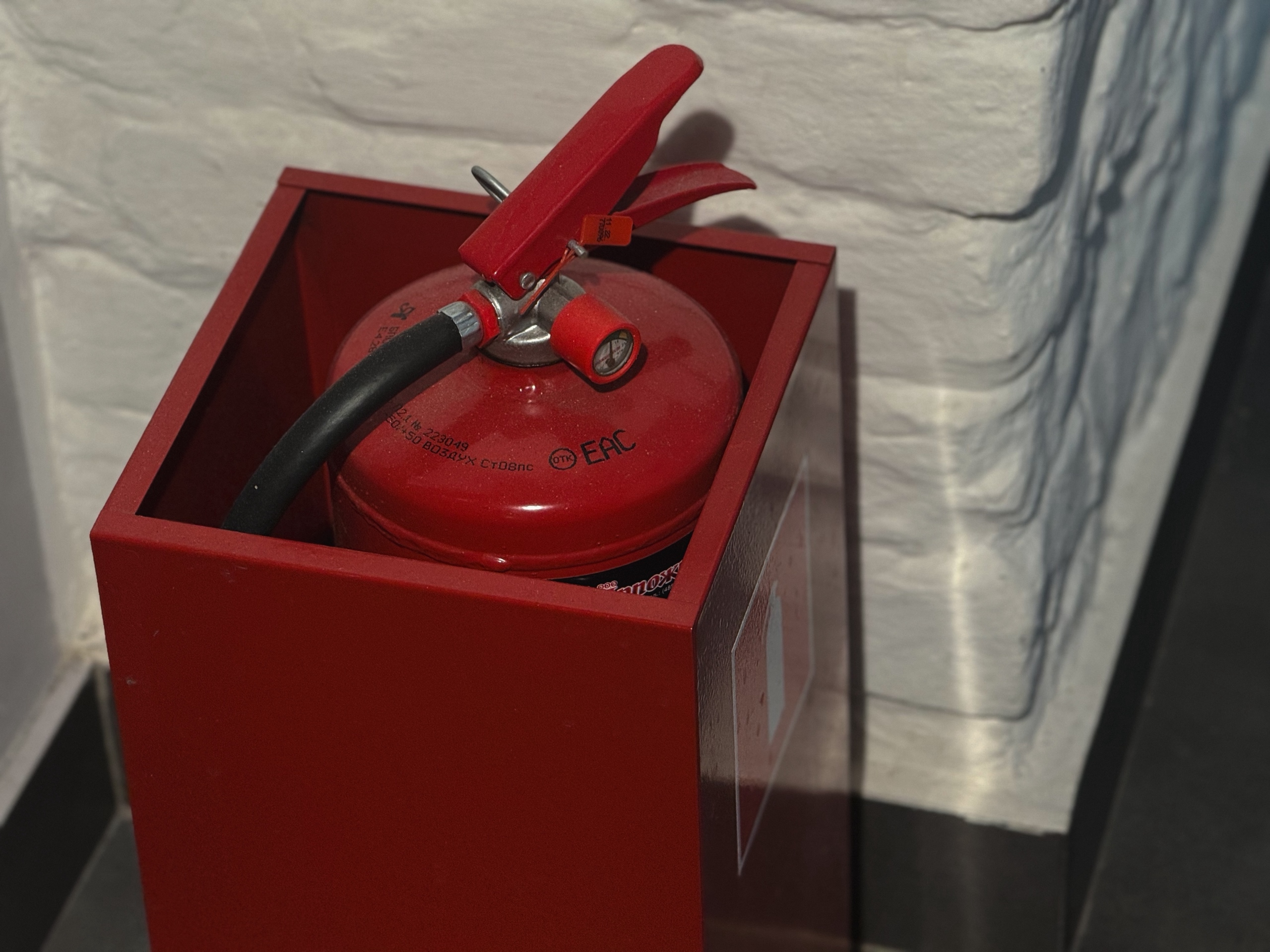 Рабочий огнетушитель в квартире