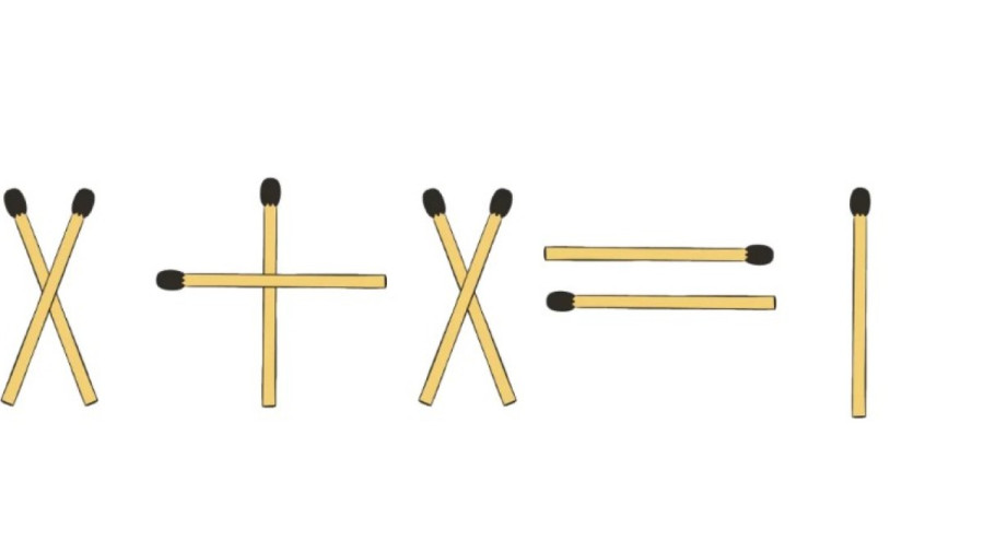 Пример из спичек