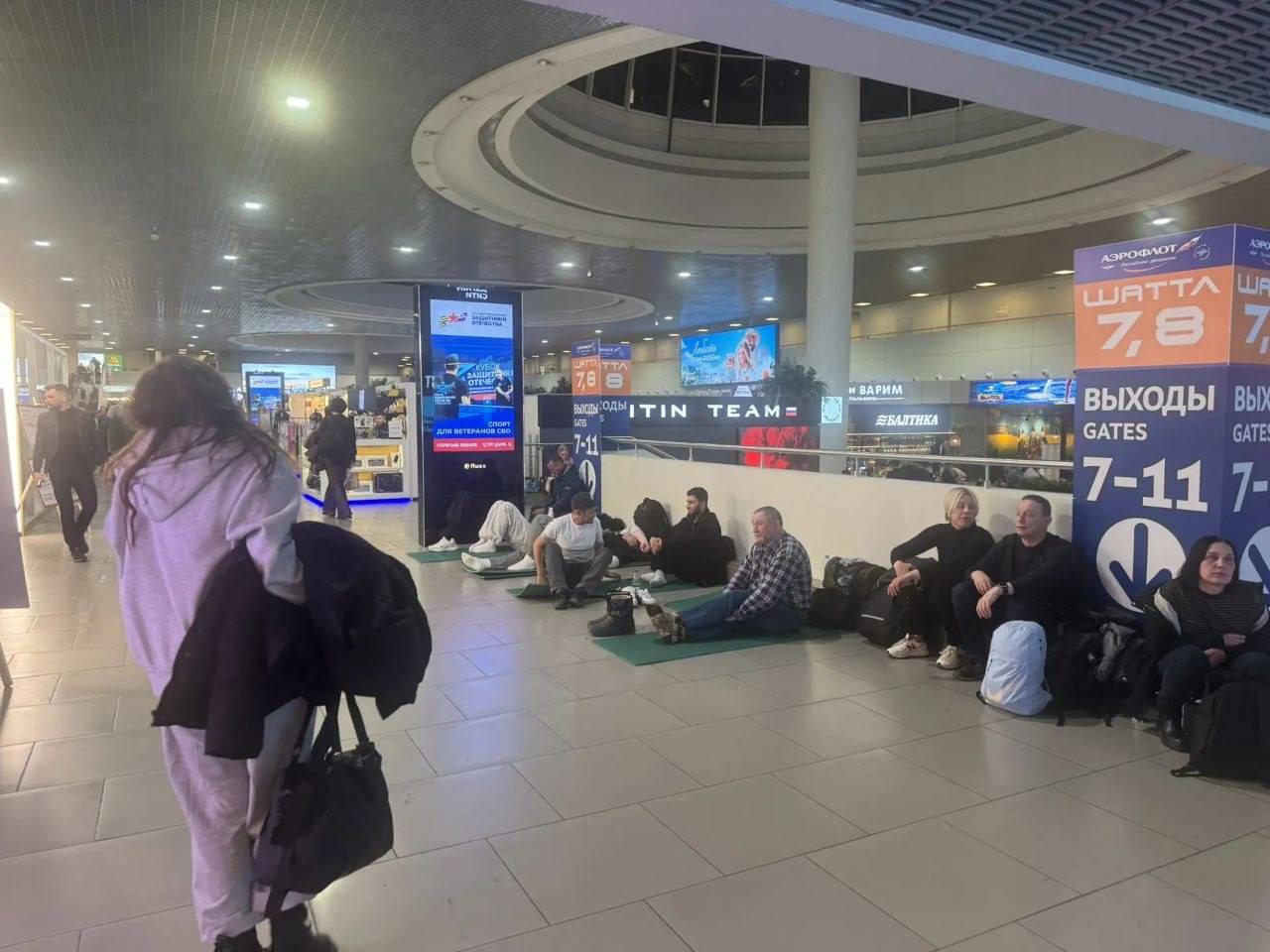 Ситуация в аэропорту Пулково