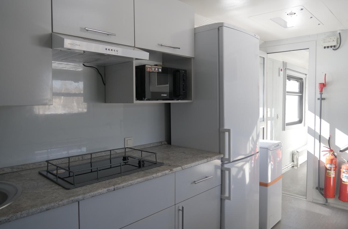 Кухня в вагоне