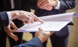 Юристы обсуждают документы