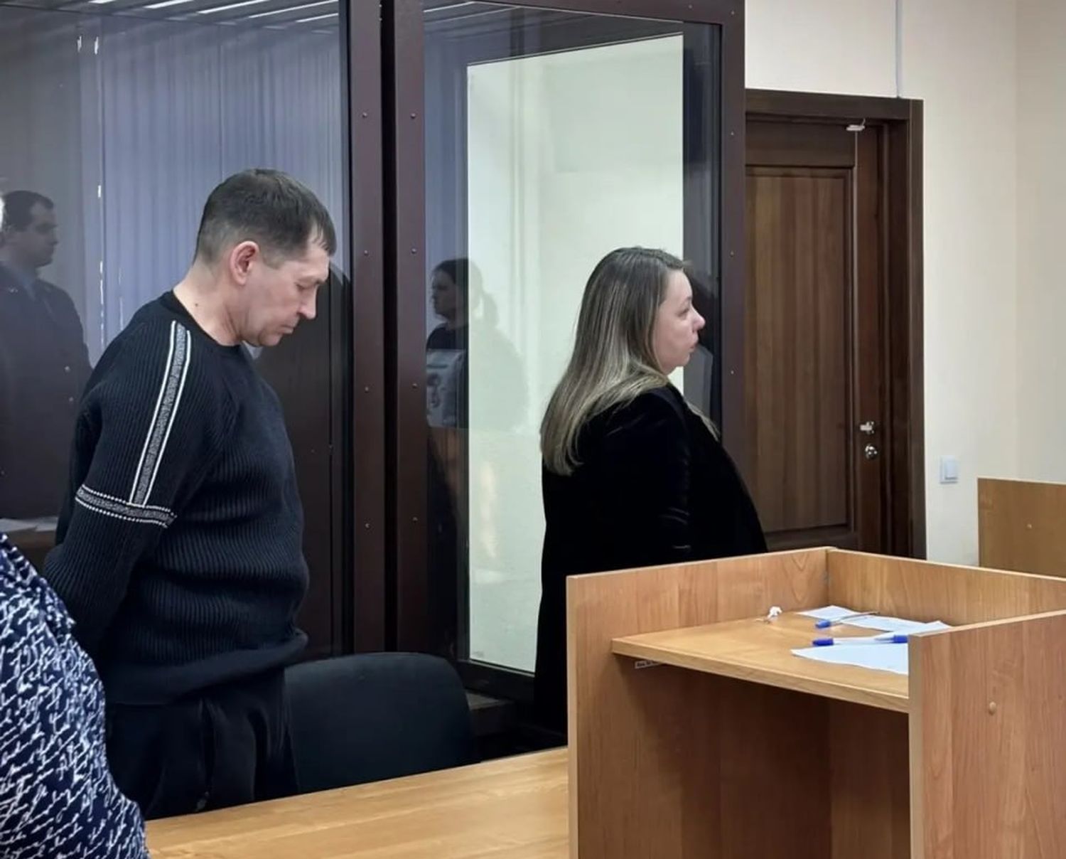 Осужденный в зале суда