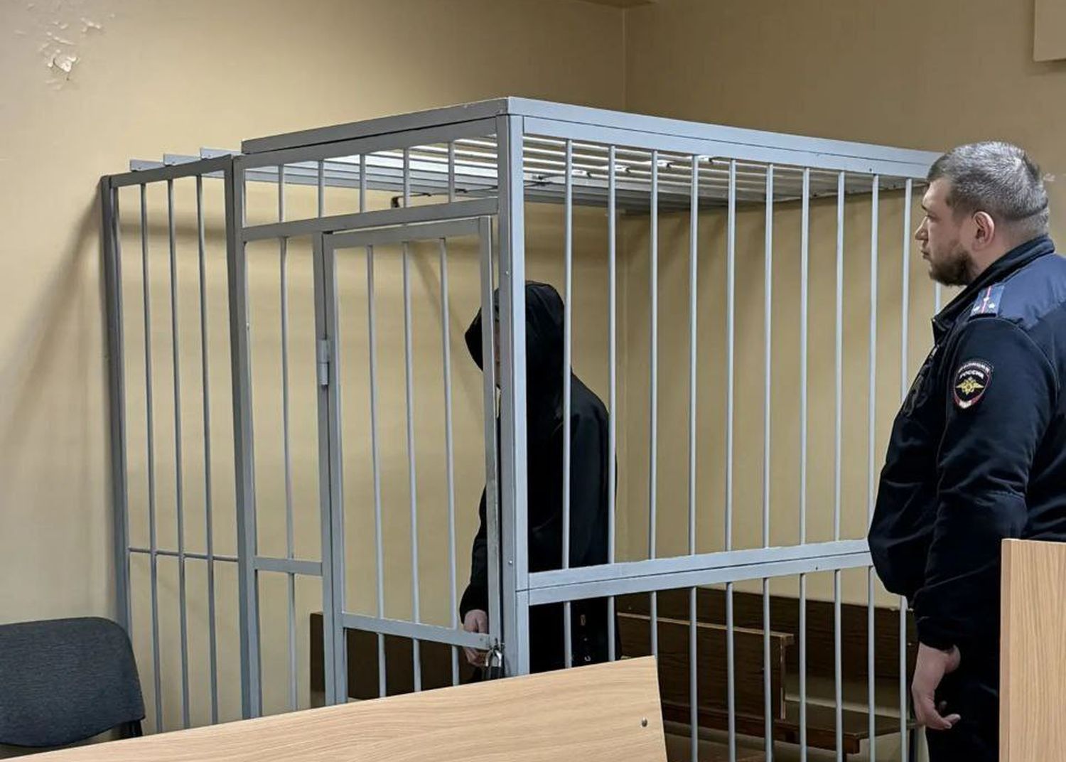 Обвиняемый в зале суда