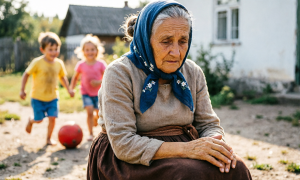 Грустная бабушка