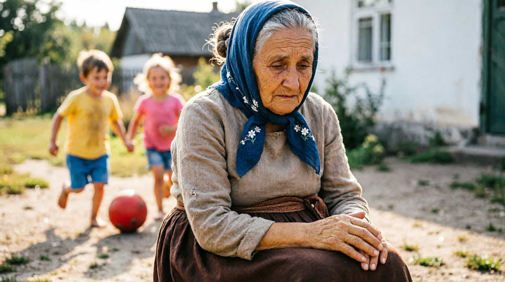 Грустная бабушка