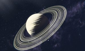 Планета в космосе.