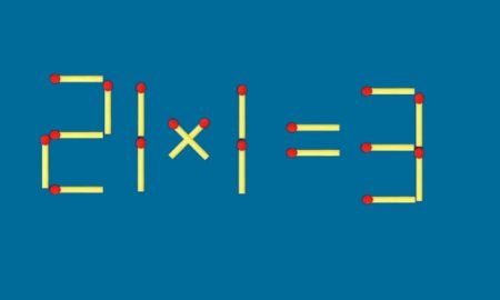 Пример сделан из спичек