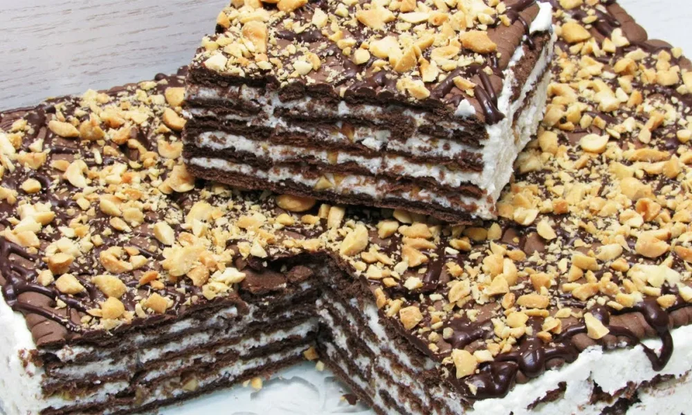 торт из печенья
