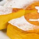 тыквенный десерт с сырной начинкой