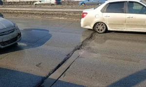 Плохая дорога в Екатеринбурге