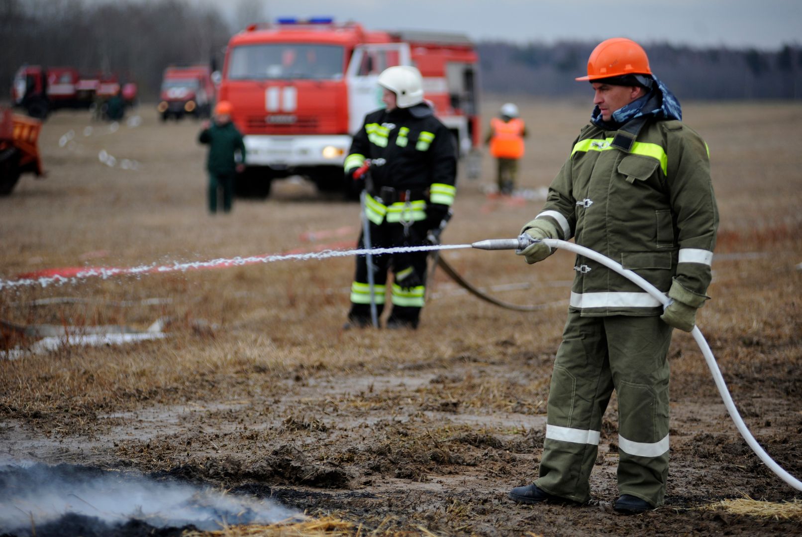 Тушение пожара