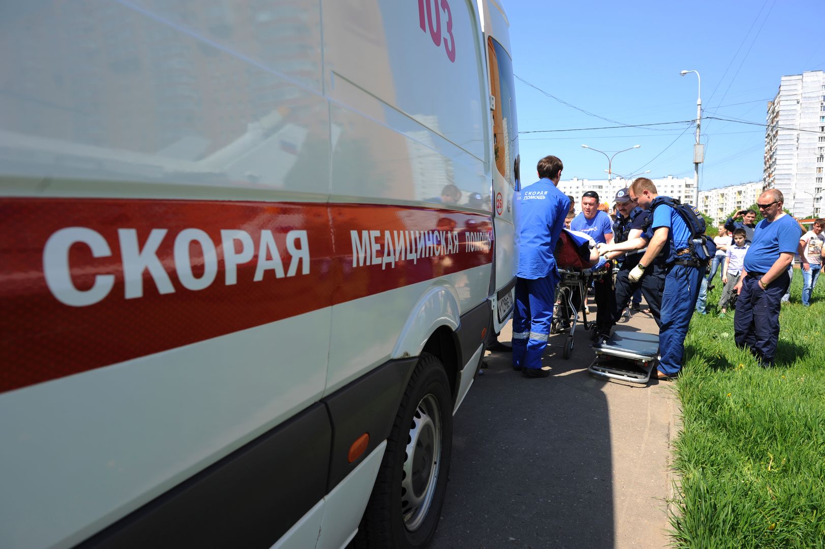 Скорая помощь на вызове