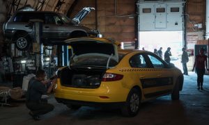 Такси на ремонте