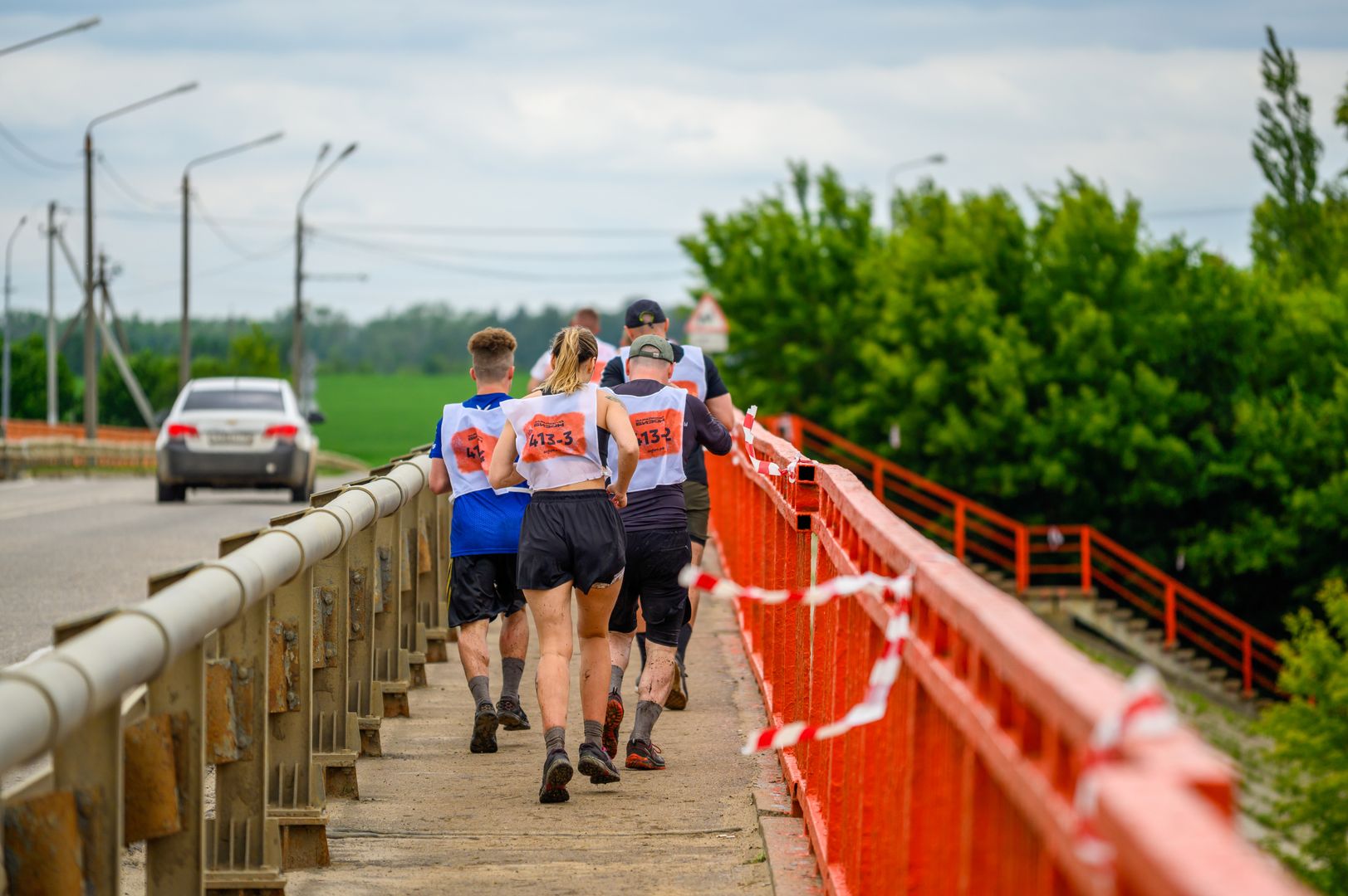 Забег в городе