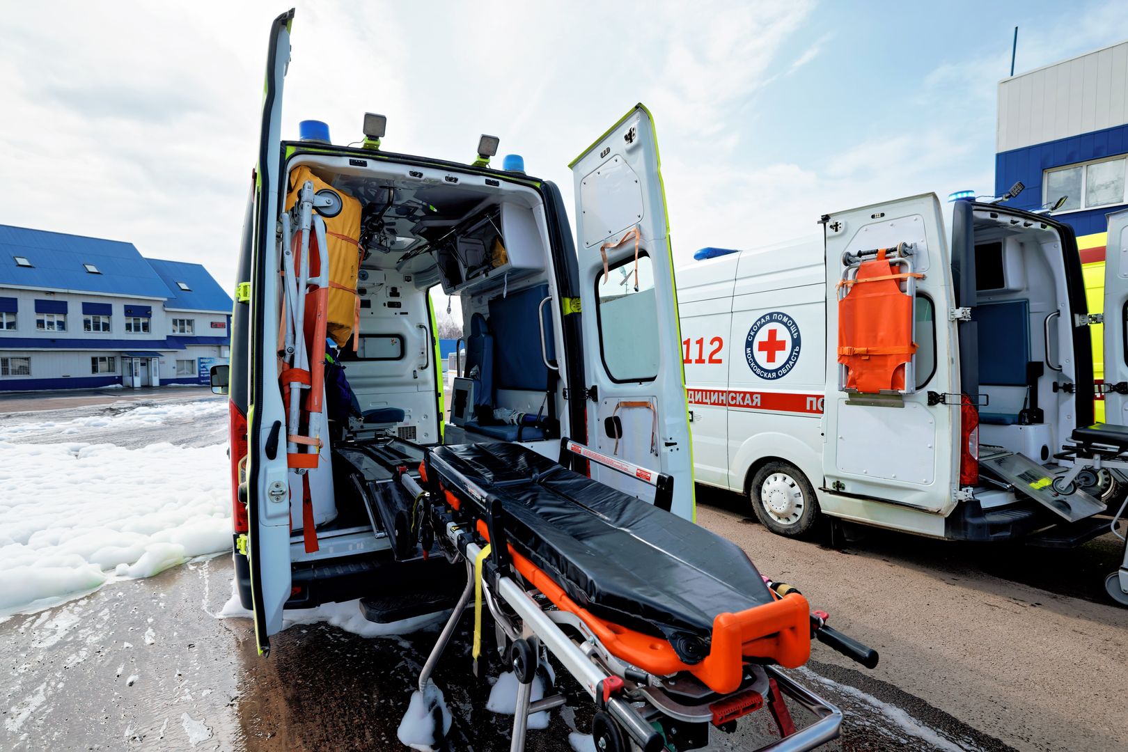 Скорая помощь на месте ДТП