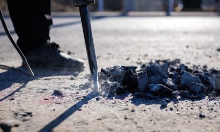 Стройка на дороге