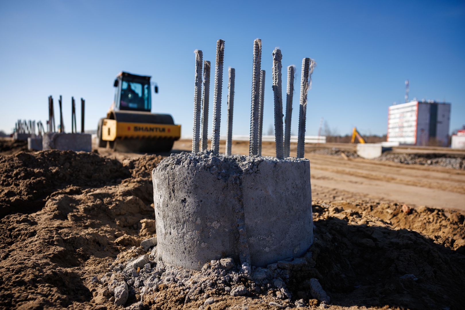 Строительство трассы