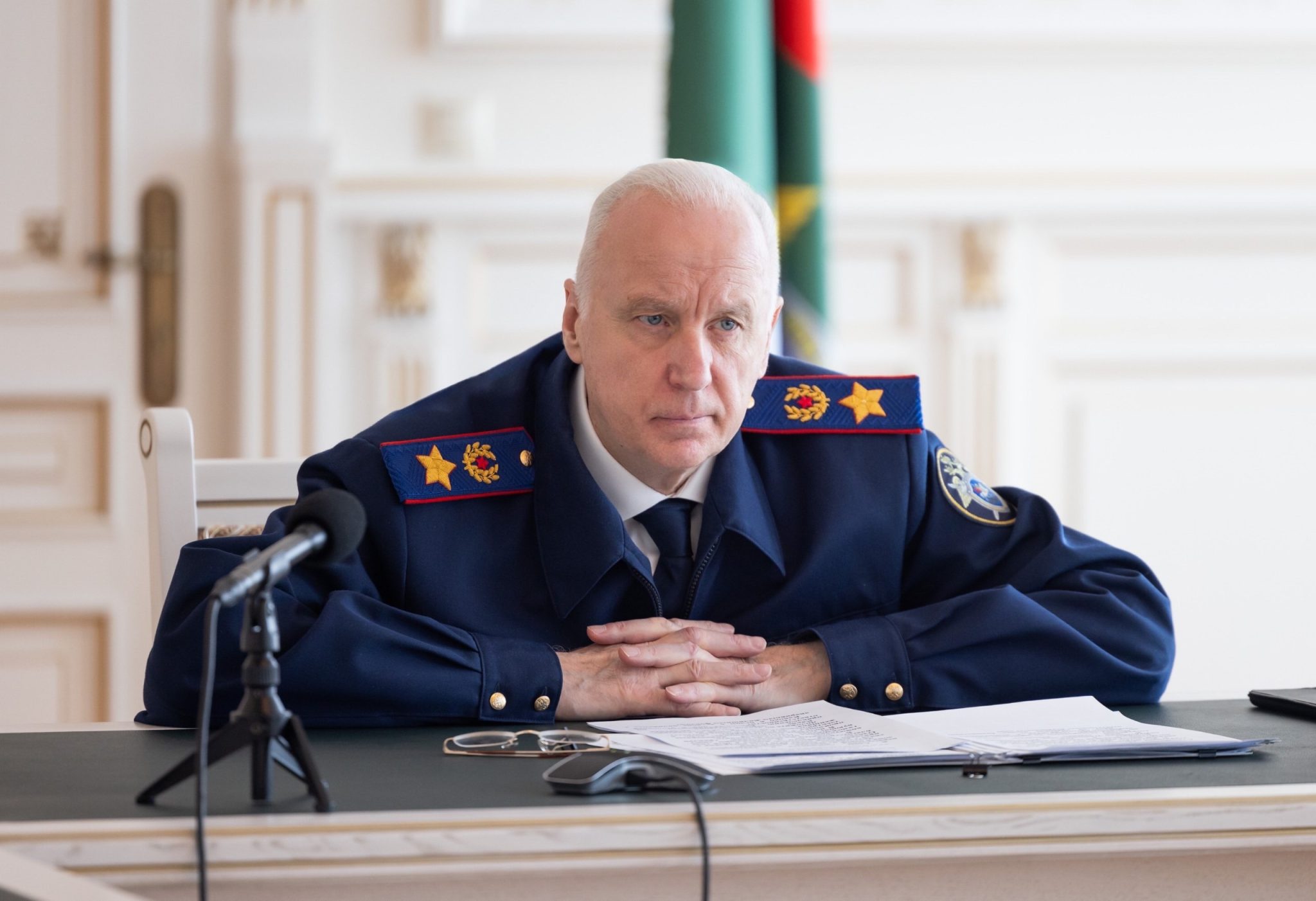 Александр Бастрыкин во время работы