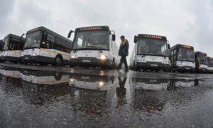 Пассажирские автобусы.