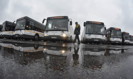 Пассажирские автобусы.