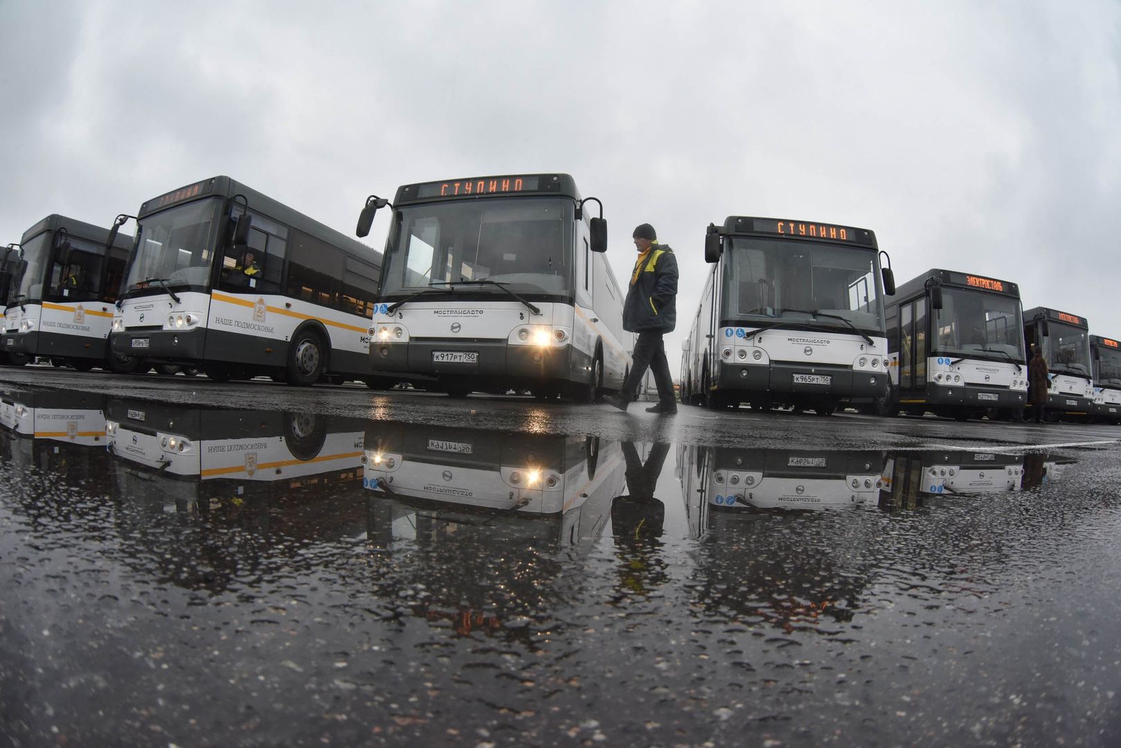 Пассажирские автобусы.